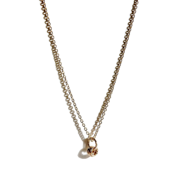 necklace sparkling rings N1691