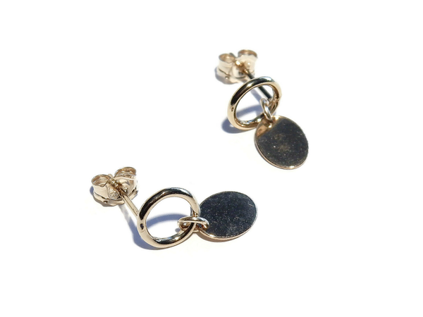 earrings circle E1359