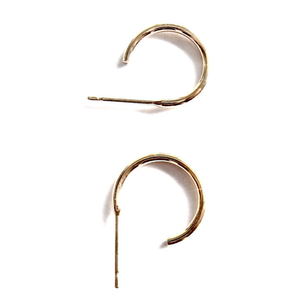 open hoop earrings E1583