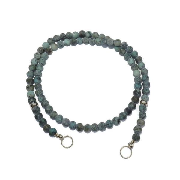 choker African Turquoise (without clasp) C1748