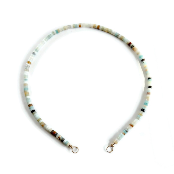 choker Amazonite 1550 (without clasp)