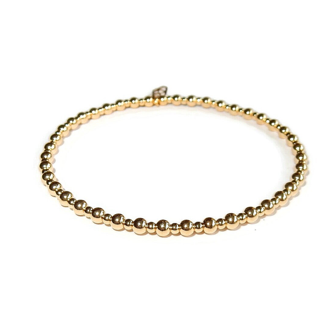 flexbracelet 3&2 mm goldfilled beads BFLE3191