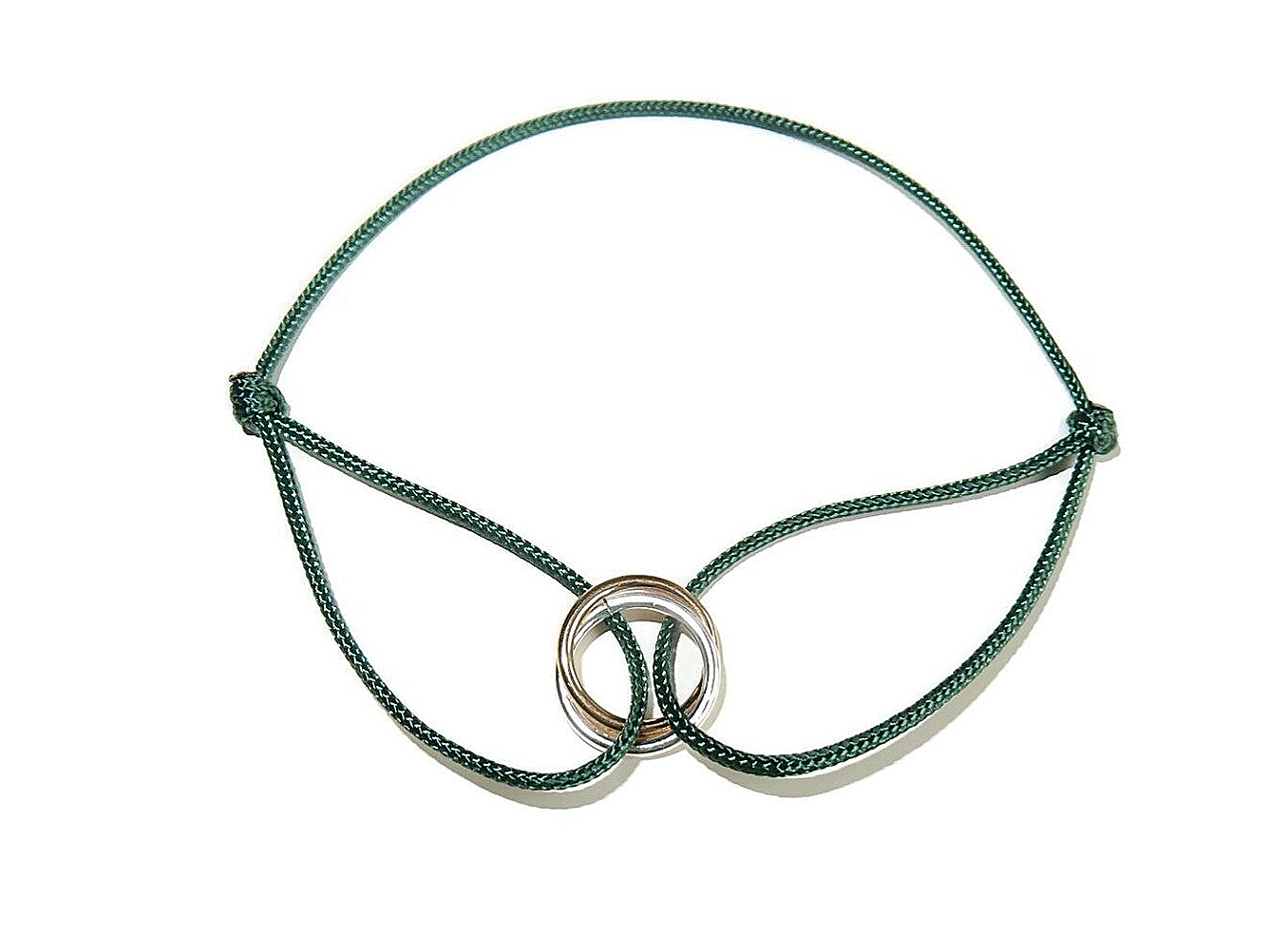 adjustable bracelet June Connected (goldfilled & silver ring) BA3048