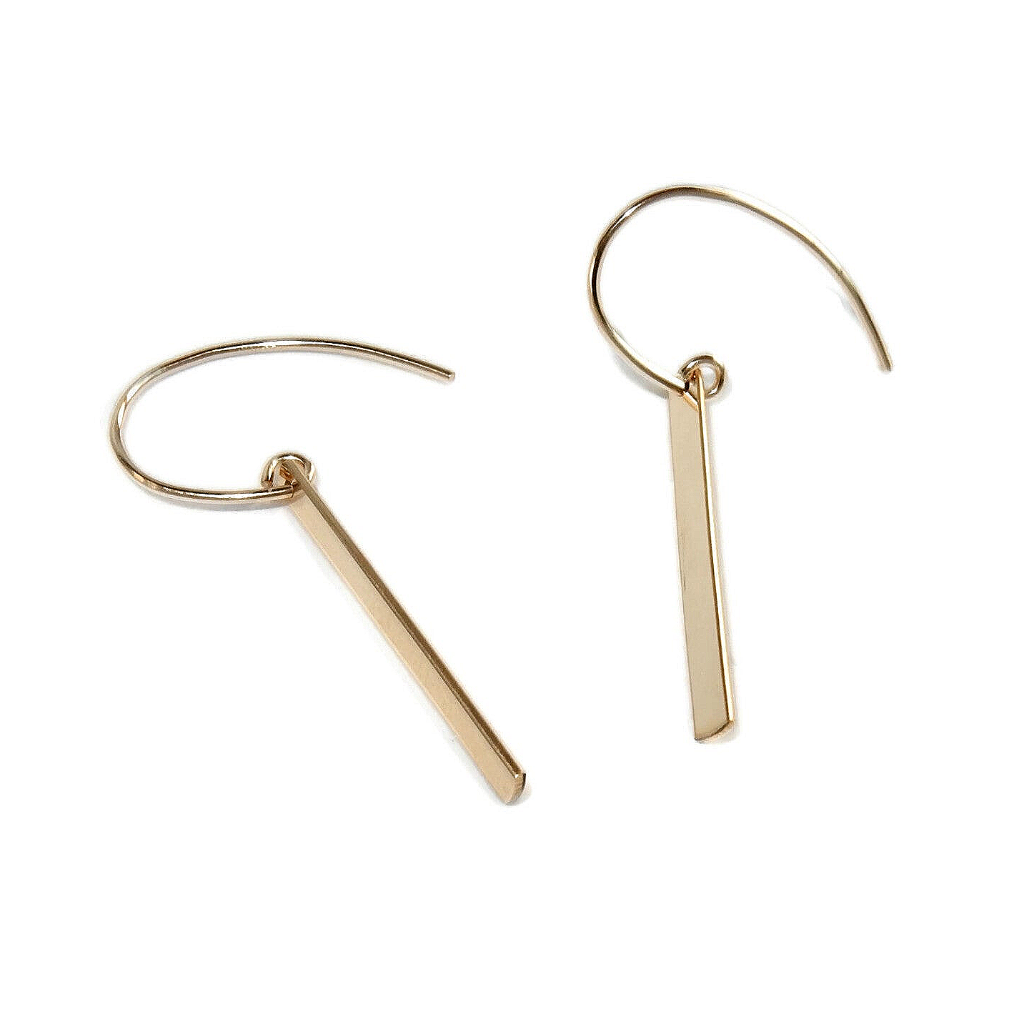 earrings with smooth bar EB2786
