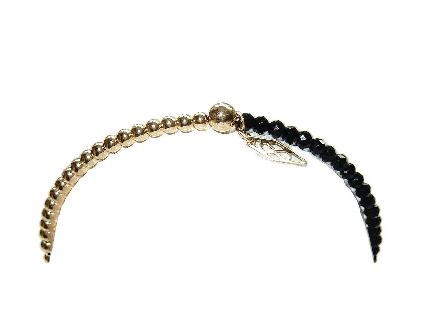 flexbracelet 3 mm black Spinel BF3076