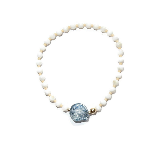flexbracelet Ocean Mother of pearl & snail BFO3311