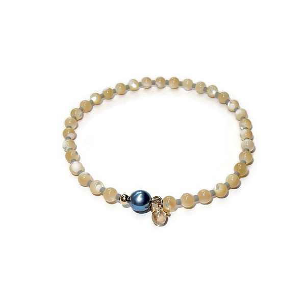 flexbracelet Mother of Pearl Ochre BFMPO3333