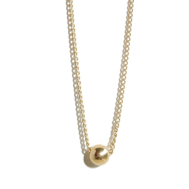 necklace the Minimalist with shiny bead NM2814