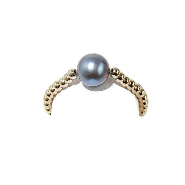 flexring 2 mm Luc greyblue freshwaterpearl RFPL2931