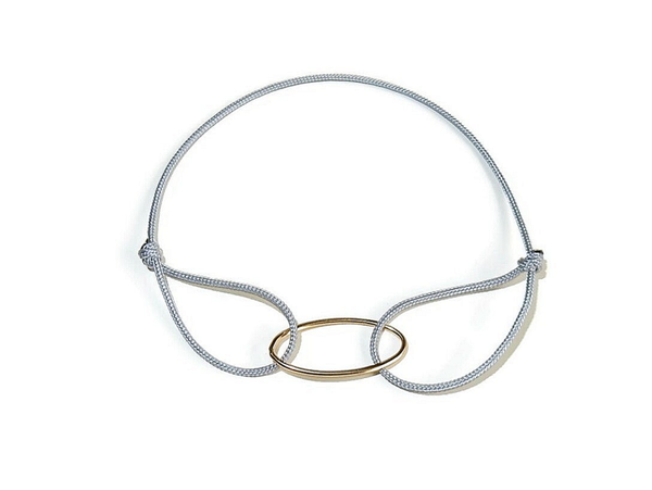 adjustable bracelet June Oval (goldfilled or silver) BA3047