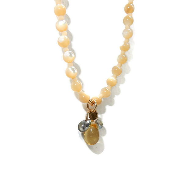 MOP Ochr necklace drops NMOPO3368