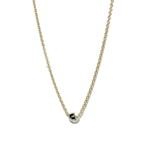 necklace Mignonne with 4 mm sparkling silver NM4236