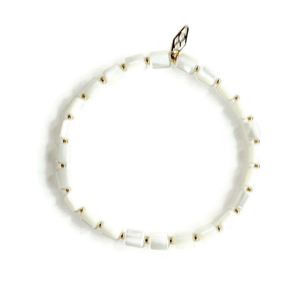 flexbracelet Mother of pearl tubes BFMP3035