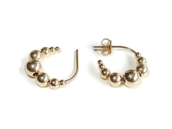 open hoops 15 mm goldfilled beads EB3017