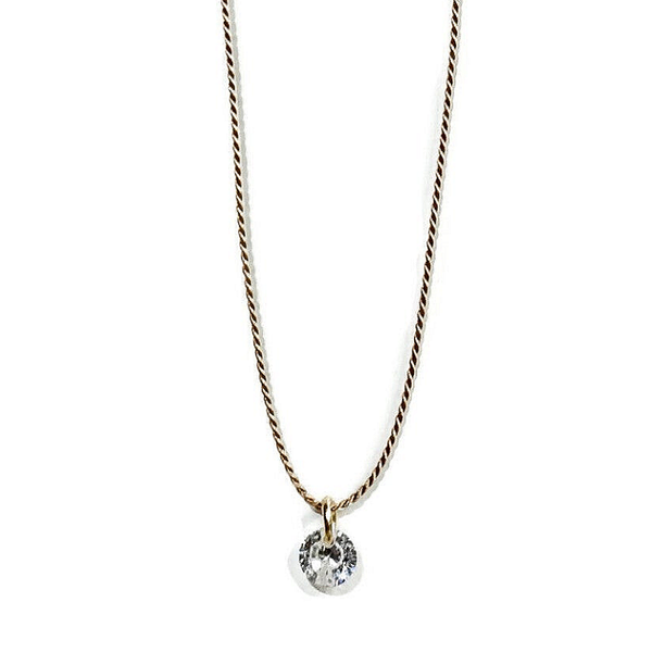 necklace Subtle white diamondlook NS3127