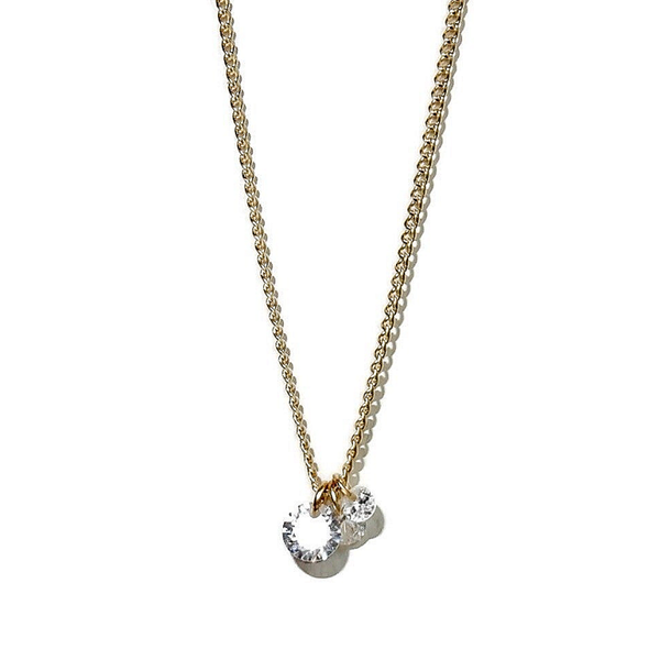 necklace the Minimalist multiple diamondlook NM3180