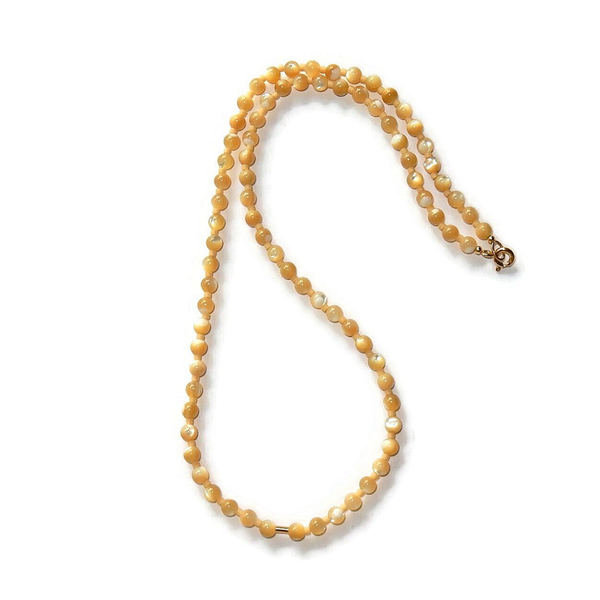 necklace MOP Ocher basic NMOPO3359