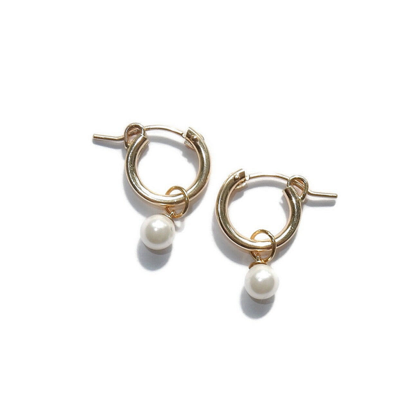 hoops statement 13 mm crystal pearl EP2679