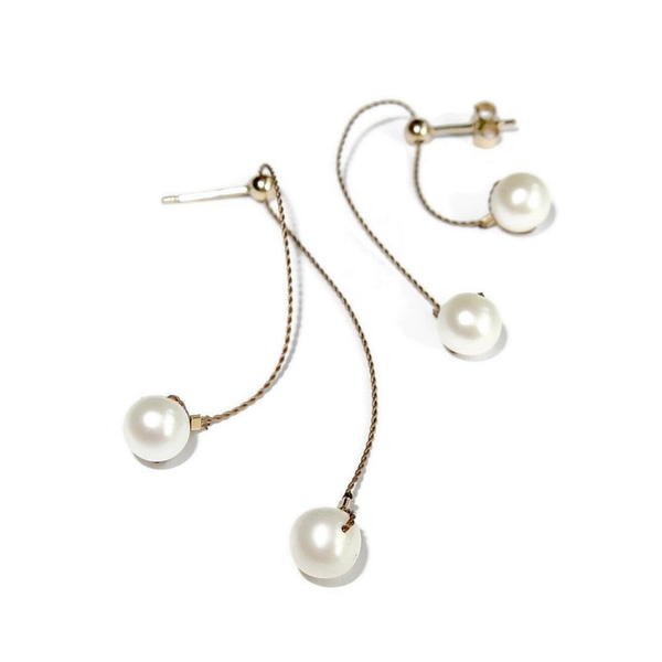 earrings Dancing Queen freshwaterpearl white AAA quality EDQ3058