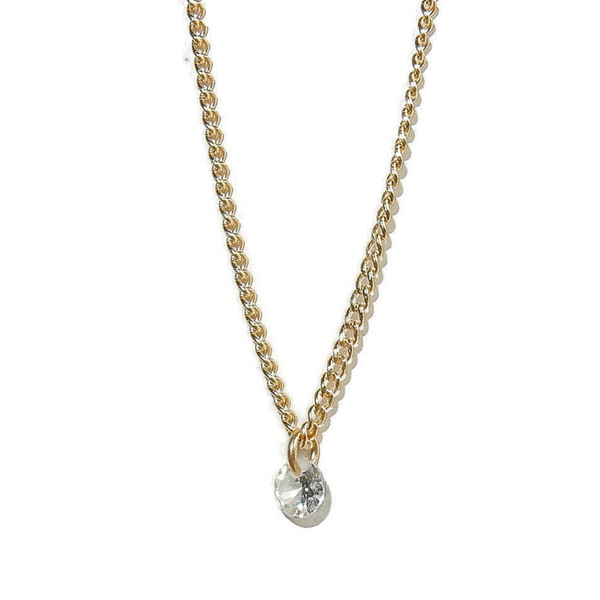 necklace the Minimalist with diamondlook CZ NM3179