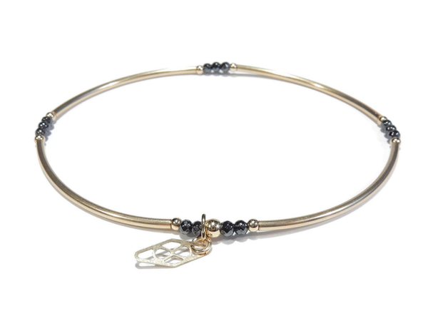 flexbangle black Hematite BF205