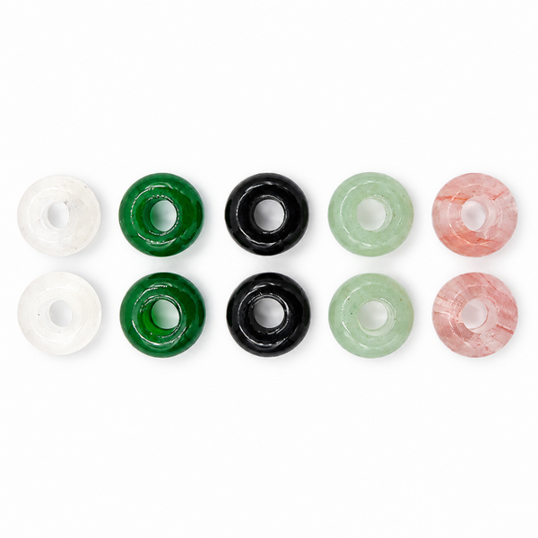 gemstone donutcharms S (for hoops only) CD2430 (priced per piece)