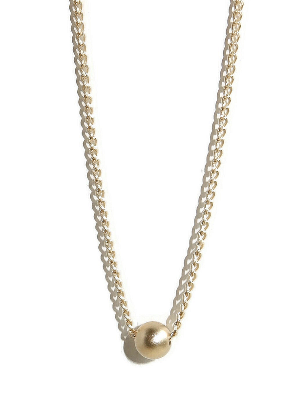 necklace the Minimalist with dusted goldfilled bead (5, 6 and 8 mm) NM2816