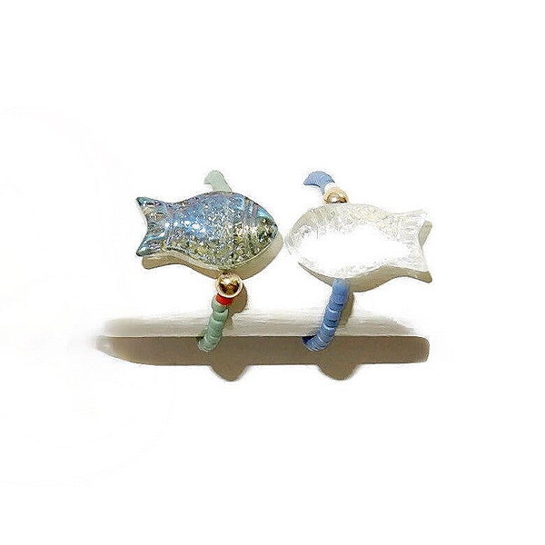 flexrings Ocean kissing fishes BFF RFO3268