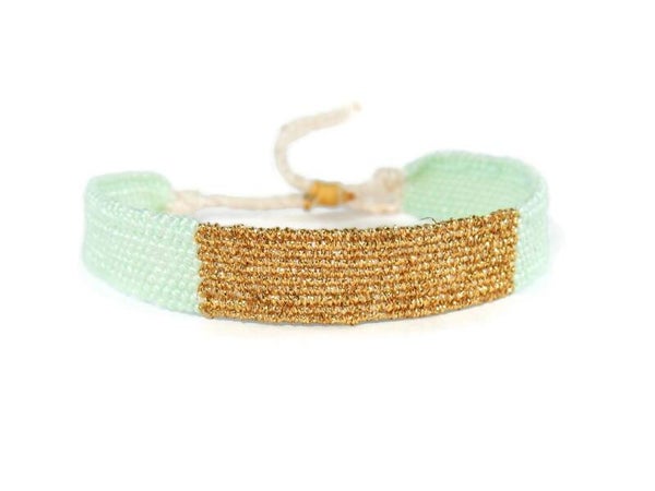 bracelet Woven Peridot BW2226