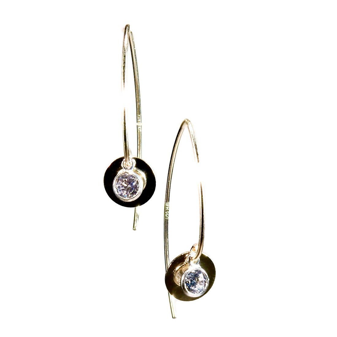 earrings Luc white cz EL1076