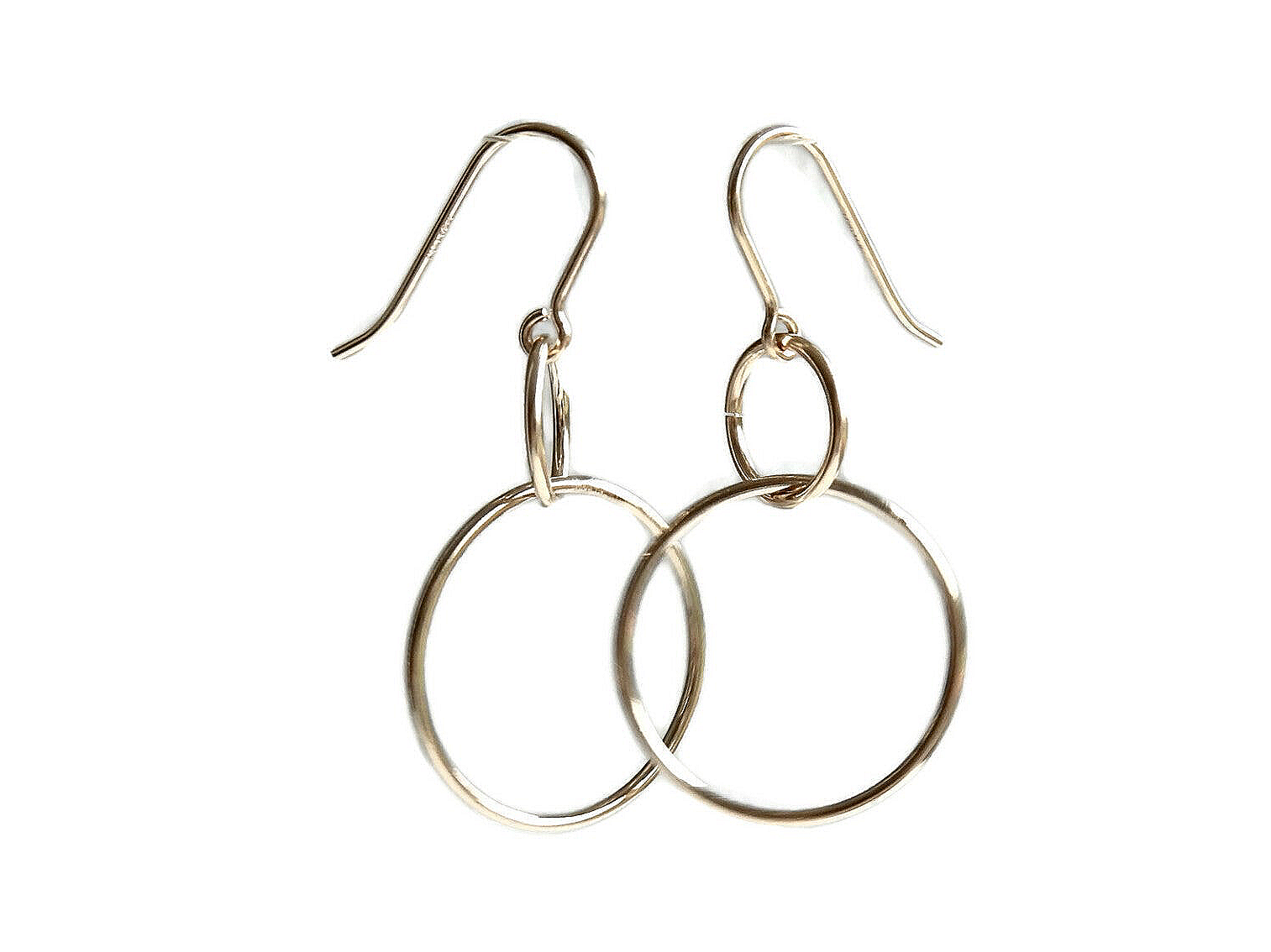 earrings double circle ED2080