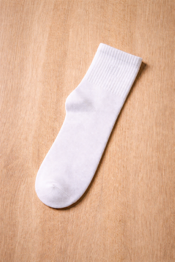 Naiste pikk valge sok 10 PAARI