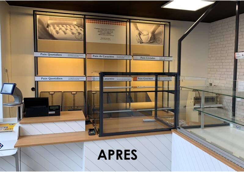 Boulangerie DIMITRI PAIN LA COUTURE après travaux