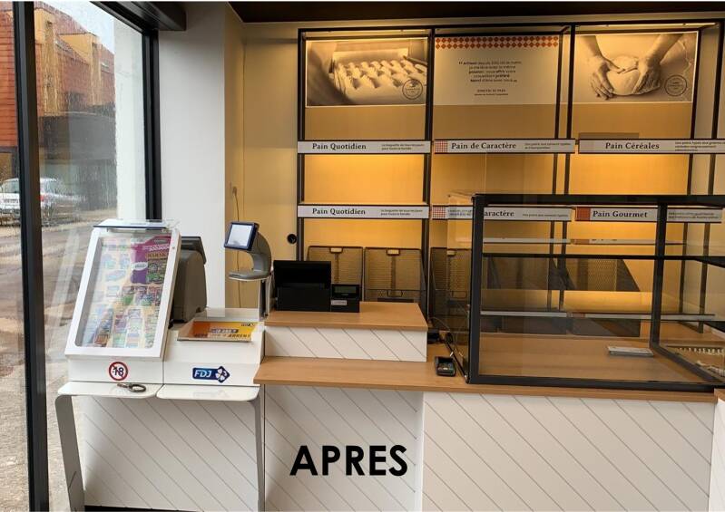Boulangerie DIMITRI PAIN LA COUTURE après travaux