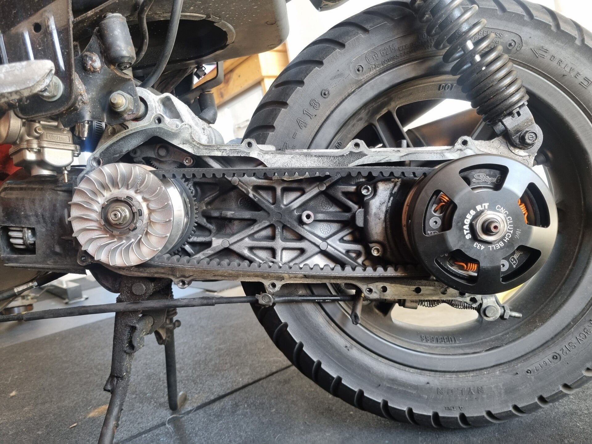 Adly GTA scooter CVT Variator serviced and repaired in Christchurch and Rolleston