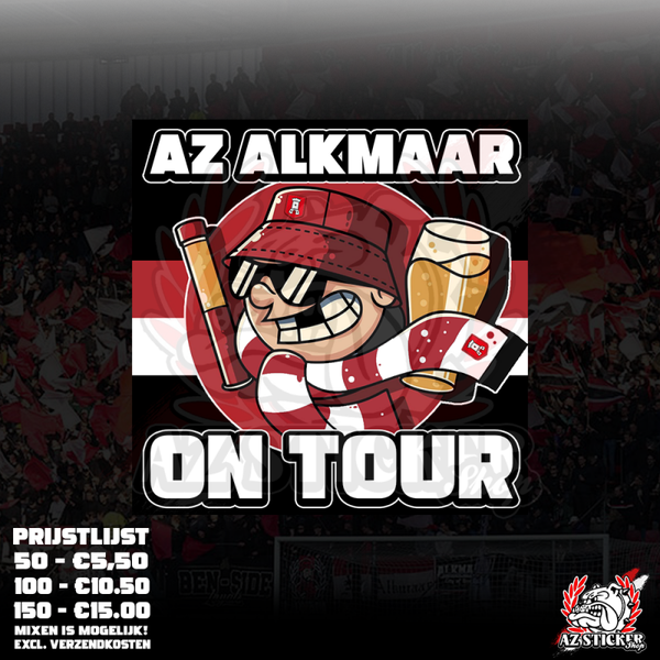 Sticker 'AZ Alkmaar on tour'