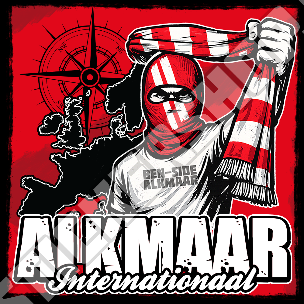 (Vinyl) Sticker ''Internationaal' 50x