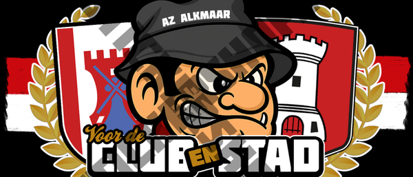 Stickers 'Voor club en stad' 50x