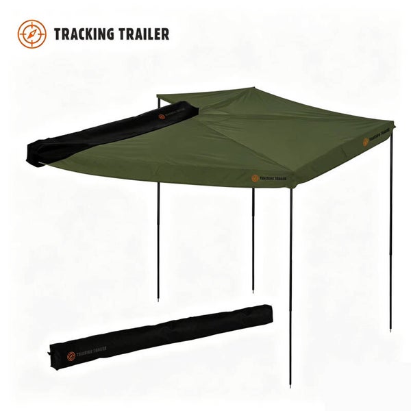 Tracking Trailer 270 graden luifel 250 cm