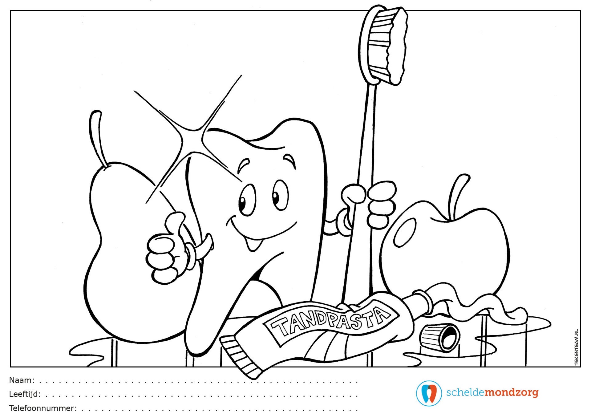 kleurplaat laten maken jonge kinderen