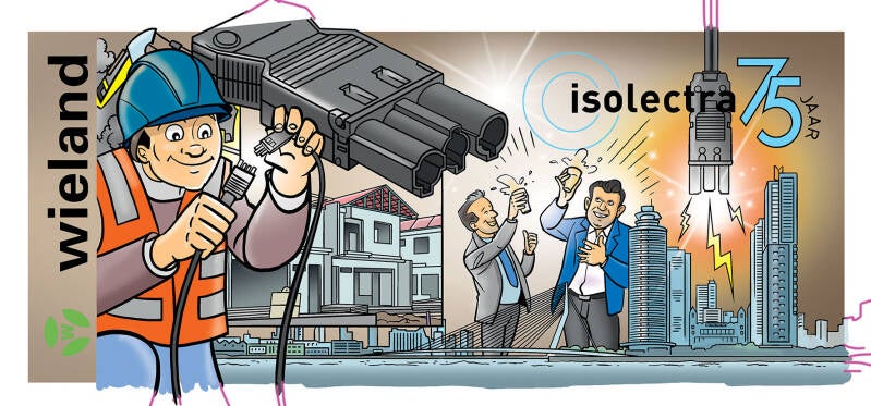 jubileumjaar bedrijf illustratie