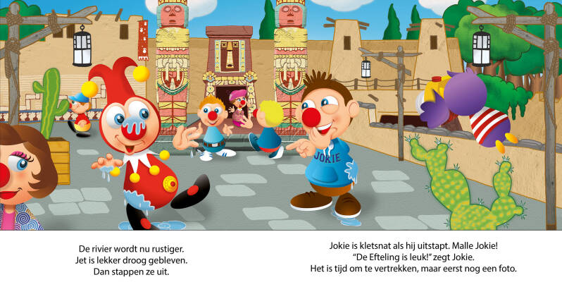 illustrator Jokie in de Efteling