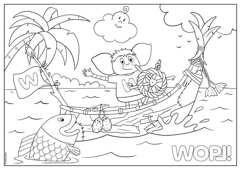 Kleurplaatb gemaakt door Tekenteam