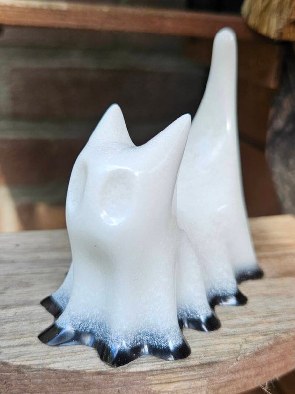 "BooBoo the Cat" Wit Zwart