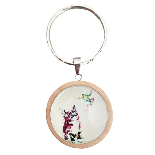 Sleutelhanger "Kort" Watercolor 4