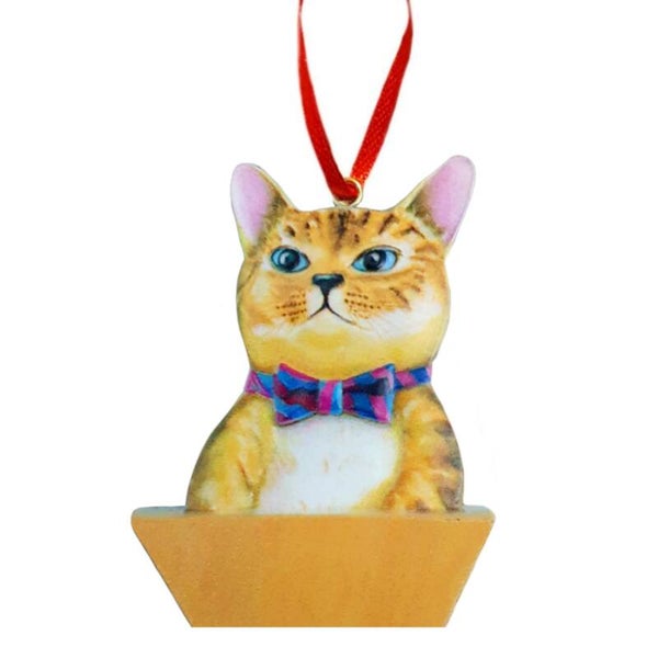 Hanger "Poes in mand" Rood