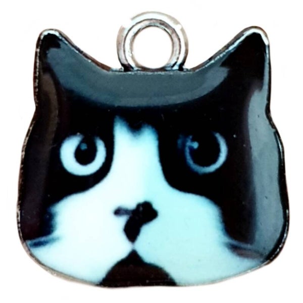 Bedel "Kattengezicht" Zwart/ wit