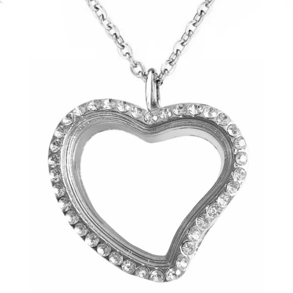 As/ haar/ foto medaillon "Hart" Zilver