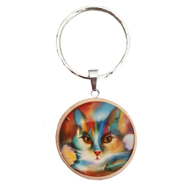 Sleutelhanger "kort" Watercolor 7