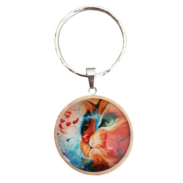 Sleutelhanger "kort" Watercolor 4